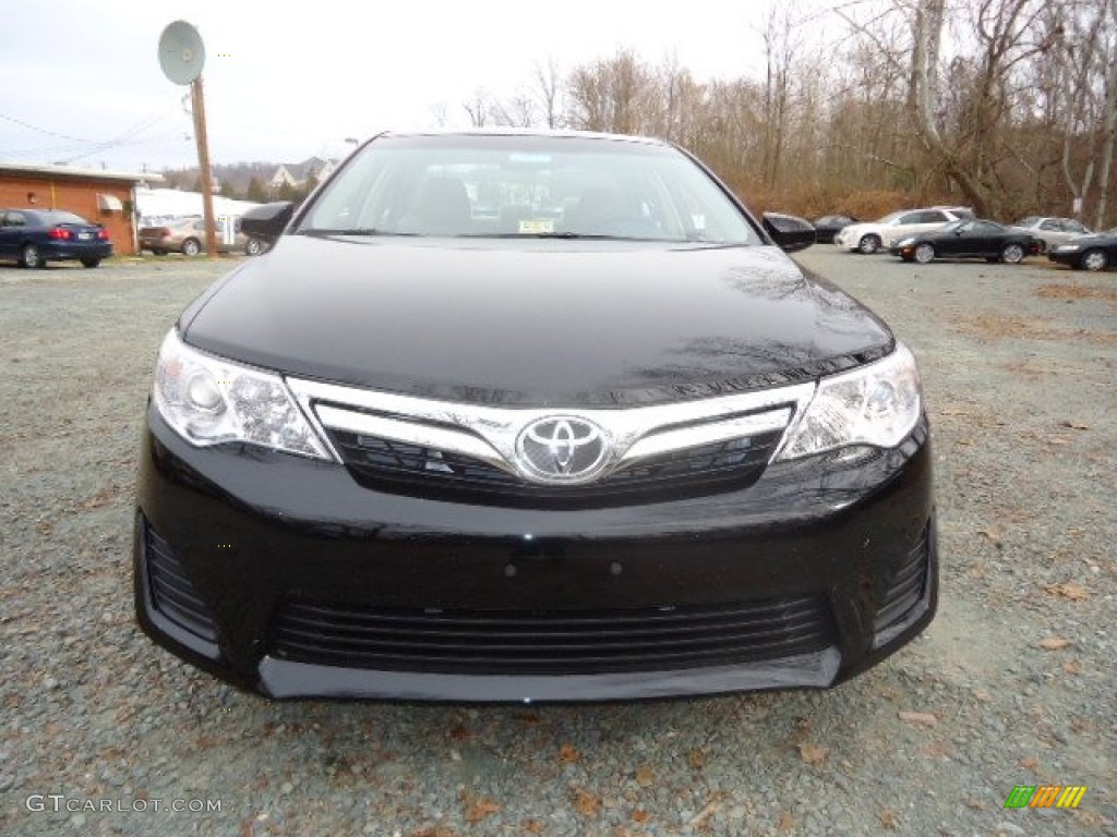 2012 Camry LE - Attitude Black Metallic / Ivory photo #2