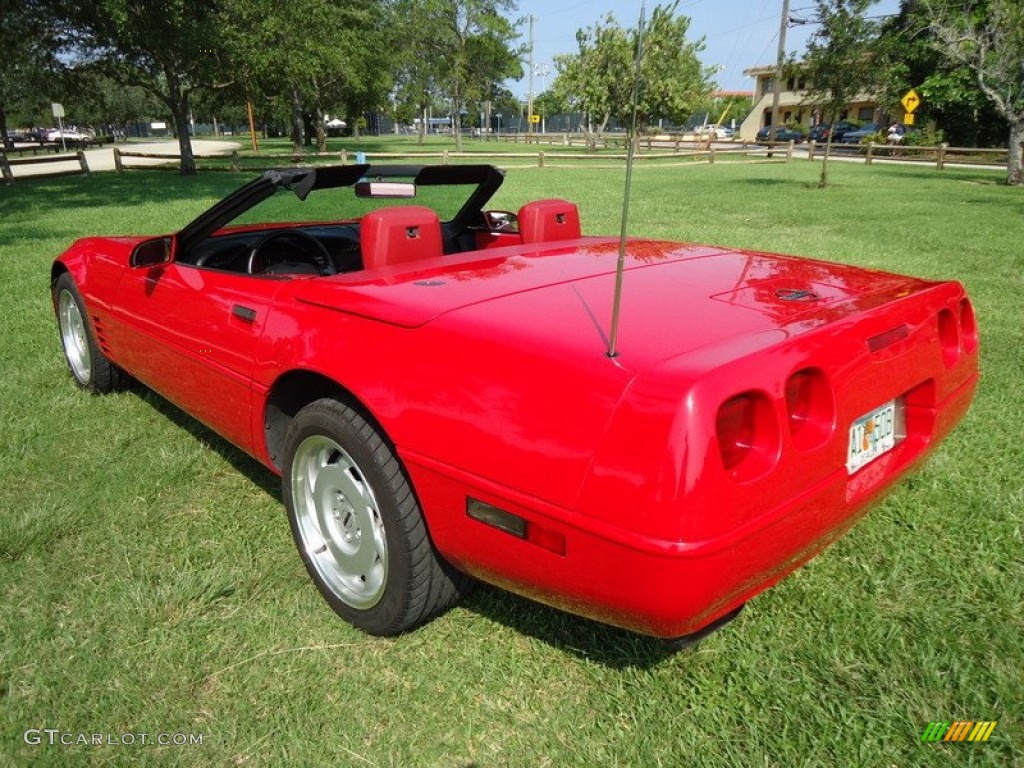 Bright Red Chevrolet Corvette