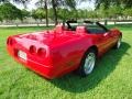 1992 Bright Red Chevrolet Corvette Convertible  photo #3