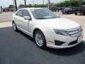 White Suede 2012 Ford Fusion Hybrid