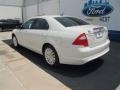 2012 White Suede Ford Fusion Hybrid  photo #14