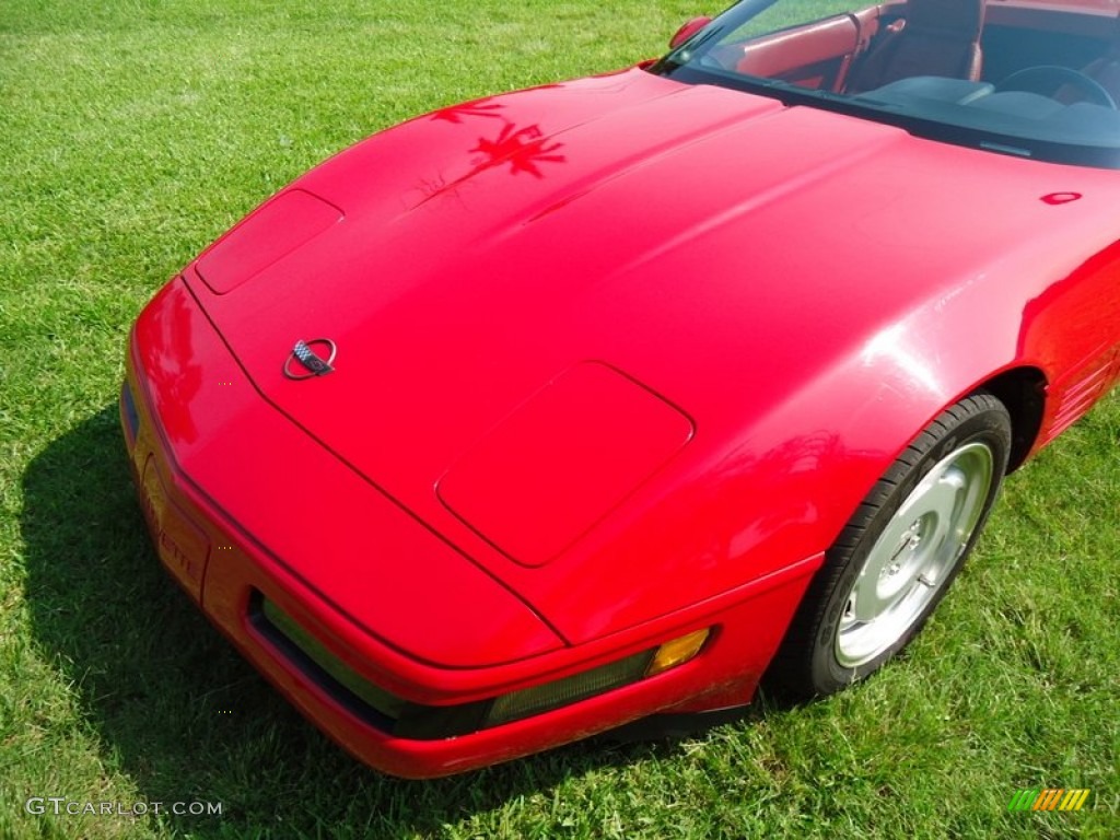 1992 Corvette Convertible - Bright Red / Red photo #18