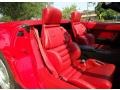 Red 1992 Chevrolet Corvette Convertible Interior Color