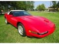 Bright Red 1992 Chevrolet Corvette Convertible Exterior