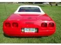 1992 Bright Red Chevrolet Corvette Convertible  photo #28