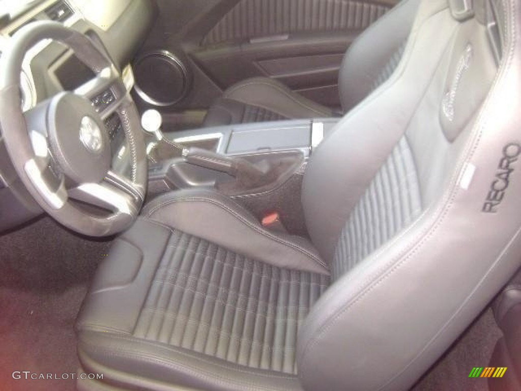 2012 Ford Mustang Shelby GT500 SVT Performance Package Coupe Front Seat Photo #67464691