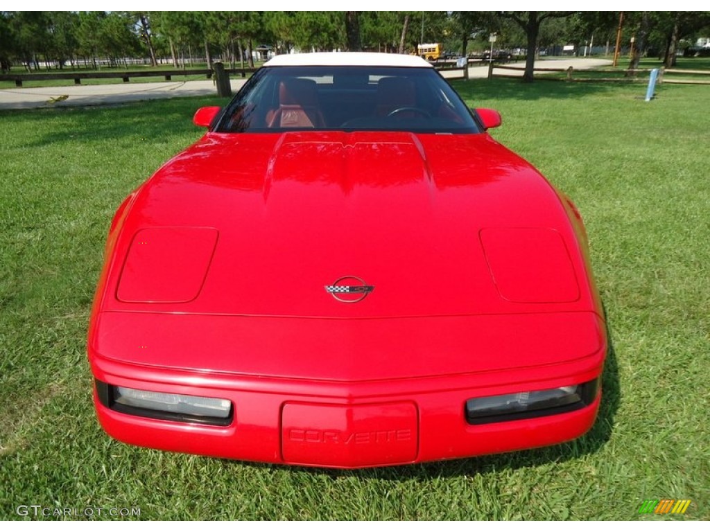 1992 Corvette Convertible - Bright Red / Red photo #32