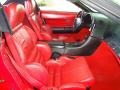 Red Interior Photo for 1992 Chevrolet Corvette #67465027