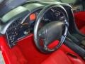 1992 Chevrolet Corvette Red Interior Steering Wheel Photo