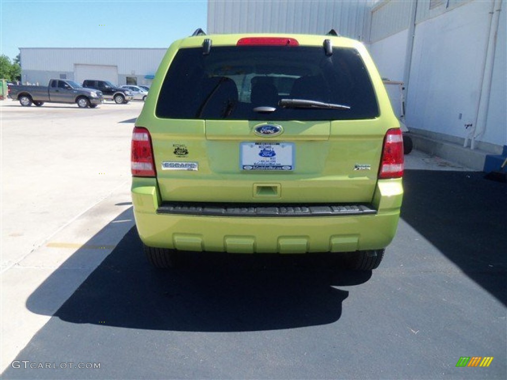 2012 Escape XLT V6 - Lime Squeeze Metallic / Stone photo #19