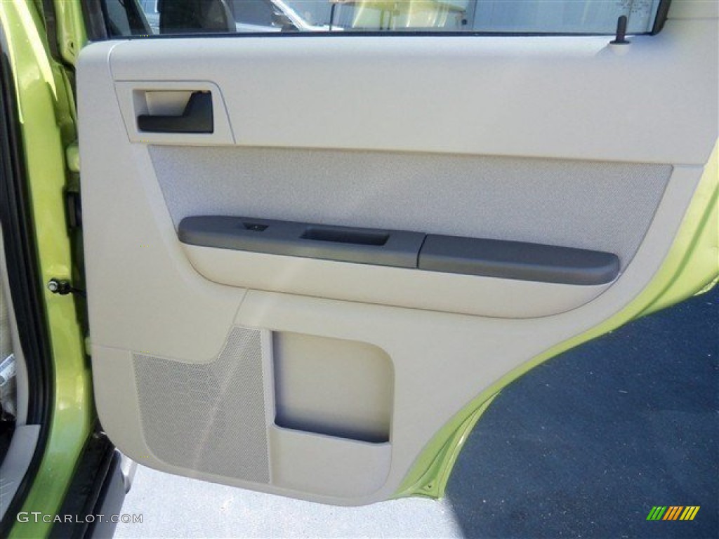 2012 Escape XLT V6 - Lime Squeeze Metallic / Stone photo #39