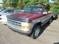 Claret Red Pearl Metallic - Dakota SLT Regular Cab 4x4 Photo No. 4