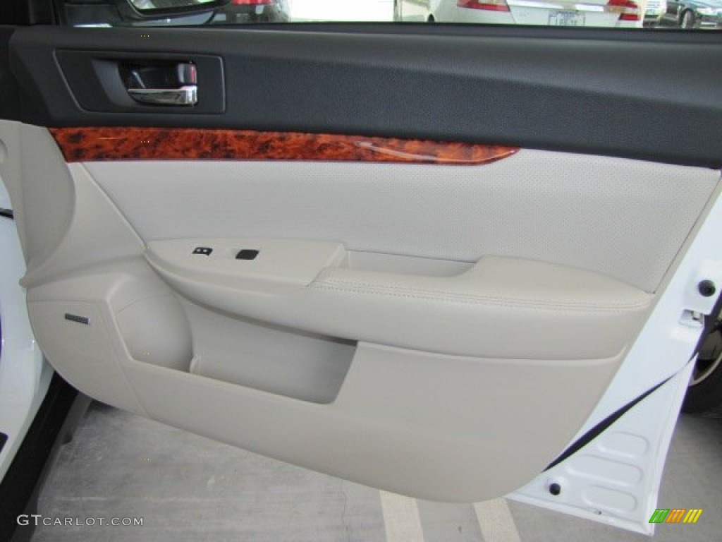 2011 Subaru Outback 2.5i Limited Wagon Warm Ivory Door Panel Photo #67467040