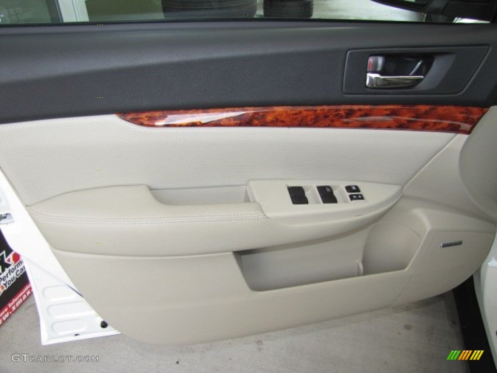 2011 Subaru Outback 2.5i Limited Wagon Warm Ivory Door Panel Photo #67467064
