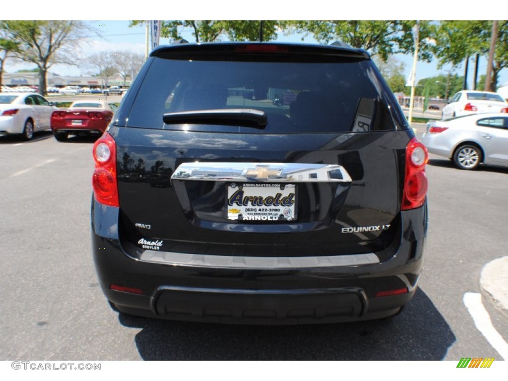 2010 Equinox LT AWD - Black Granite Metallic / Jet Black photo #5