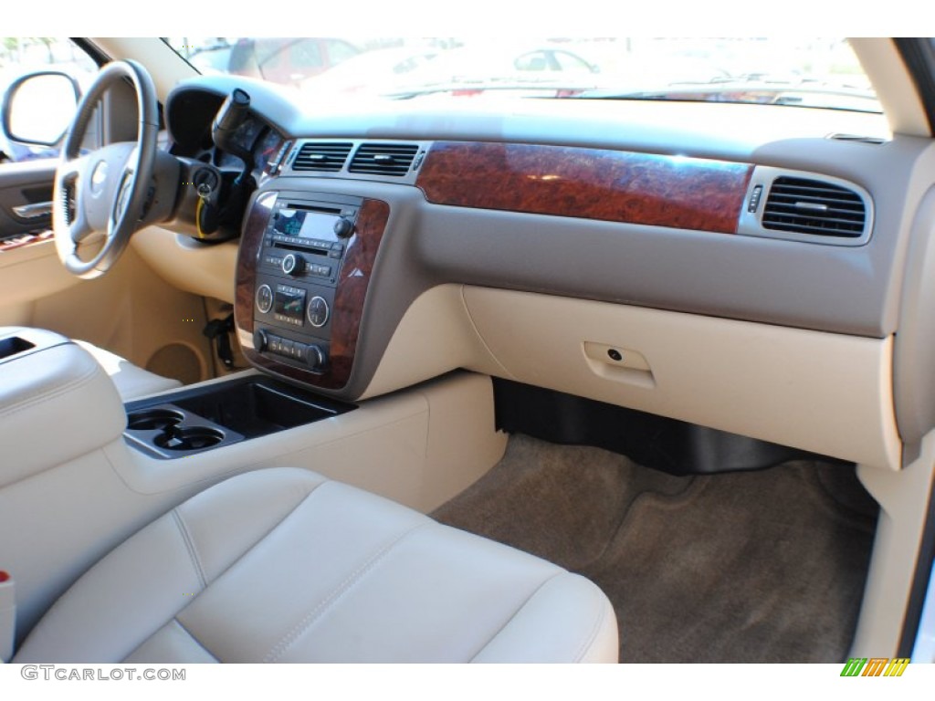 2012 Tahoe LT 4x4 - Summit White / Light Cashmere/Dark Cashmere photo #9