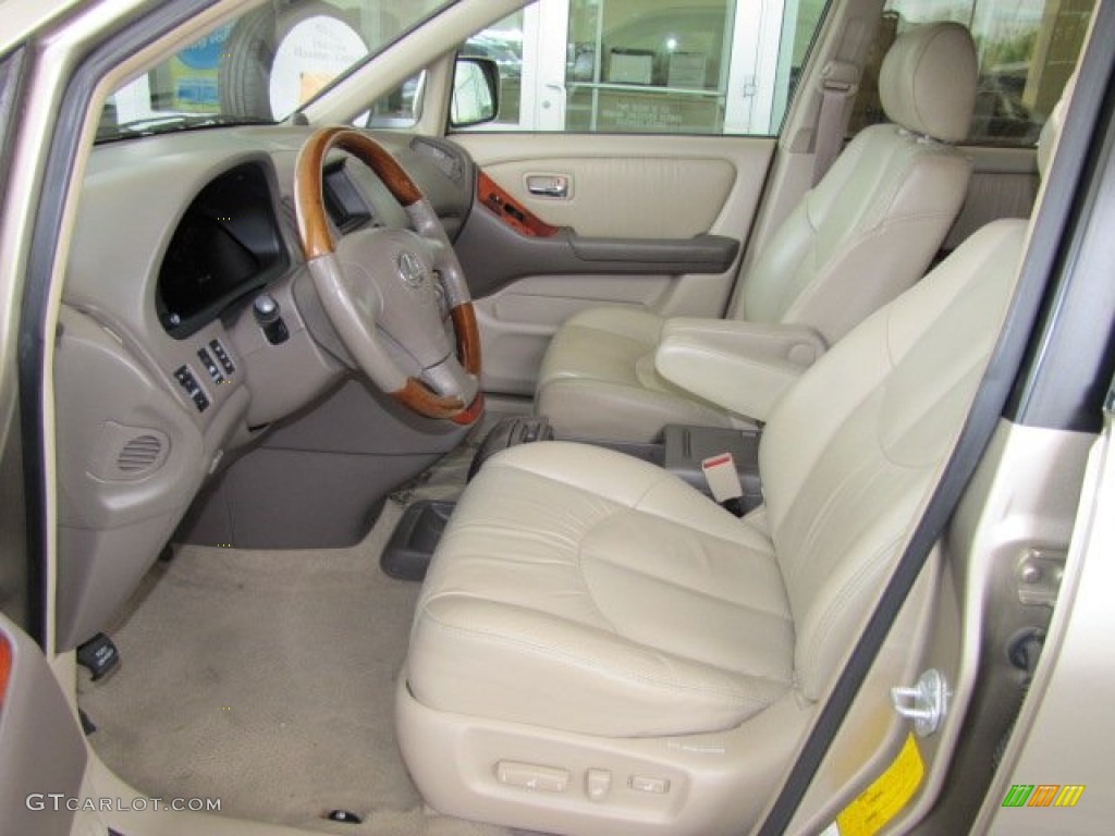 2001 RX 300 - Burnished Gold Metallic / Ivory photo #2