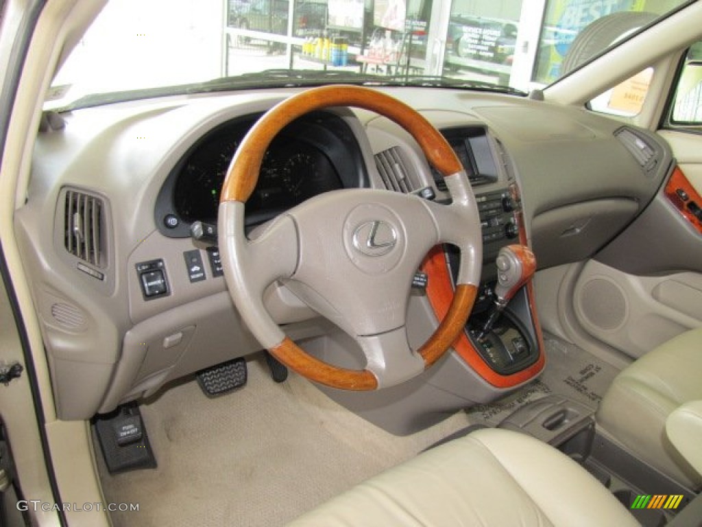 2001 RX 300 - Burnished Gold Metallic / Ivory photo #12