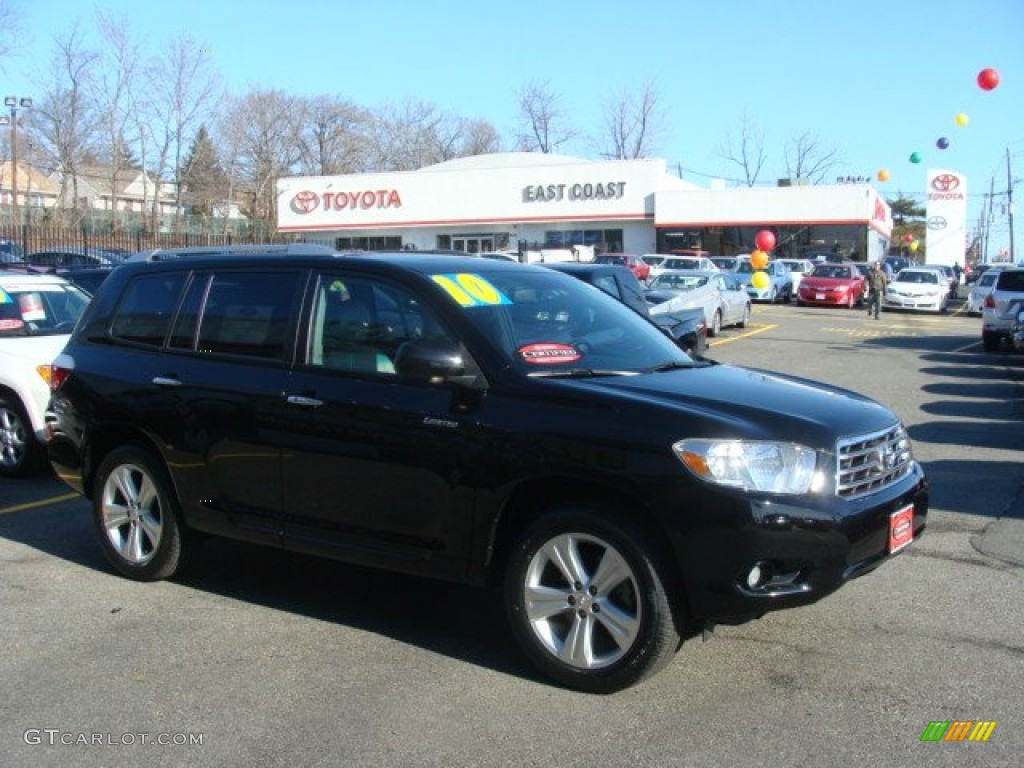 2010 Highlander Limited 4WD - Black / Ash photo #1