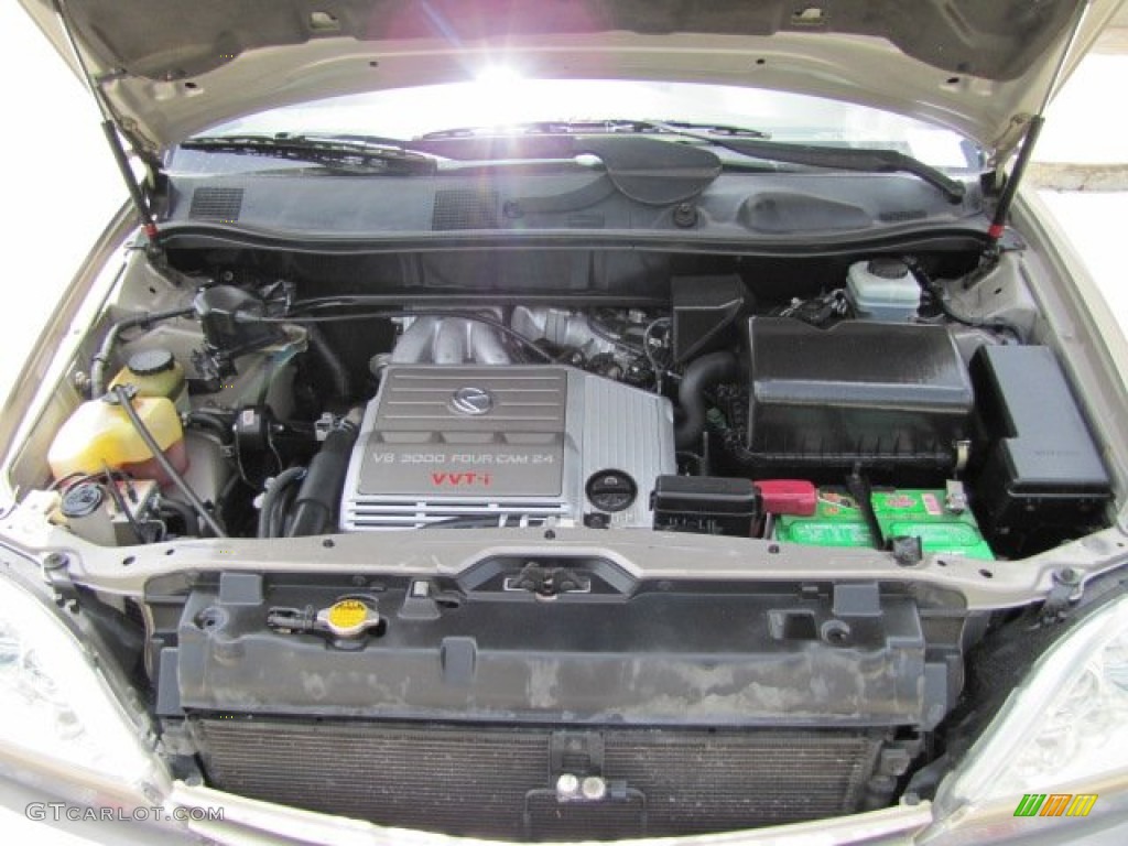 2001 RX 300 - Burnished Gold Metallic / Ivory photo #40