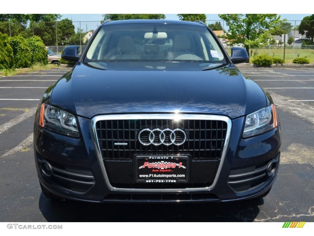 2009 Q5 3.2 Premium quattro - Deep Sea Blue Pearl Effect / Cardamom Beige photo #2