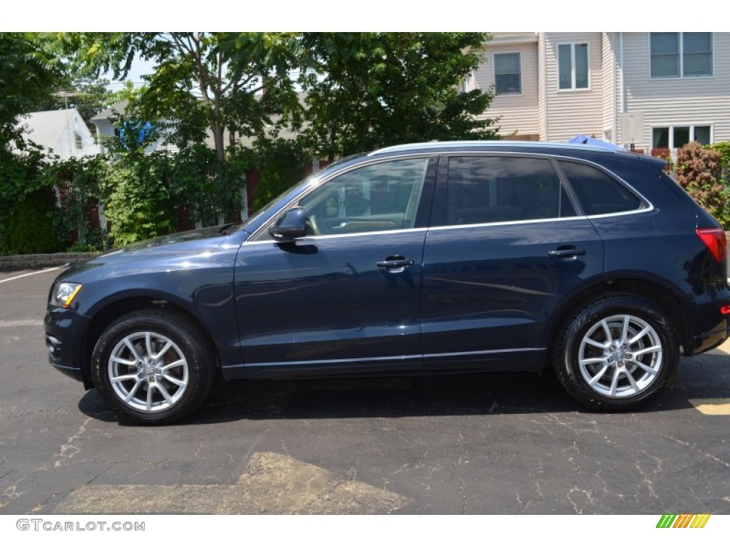 2009 Q5 3.2 Premium quattro - Deep Sea Blue Pearl Effect / Cardamom Beige photo #4