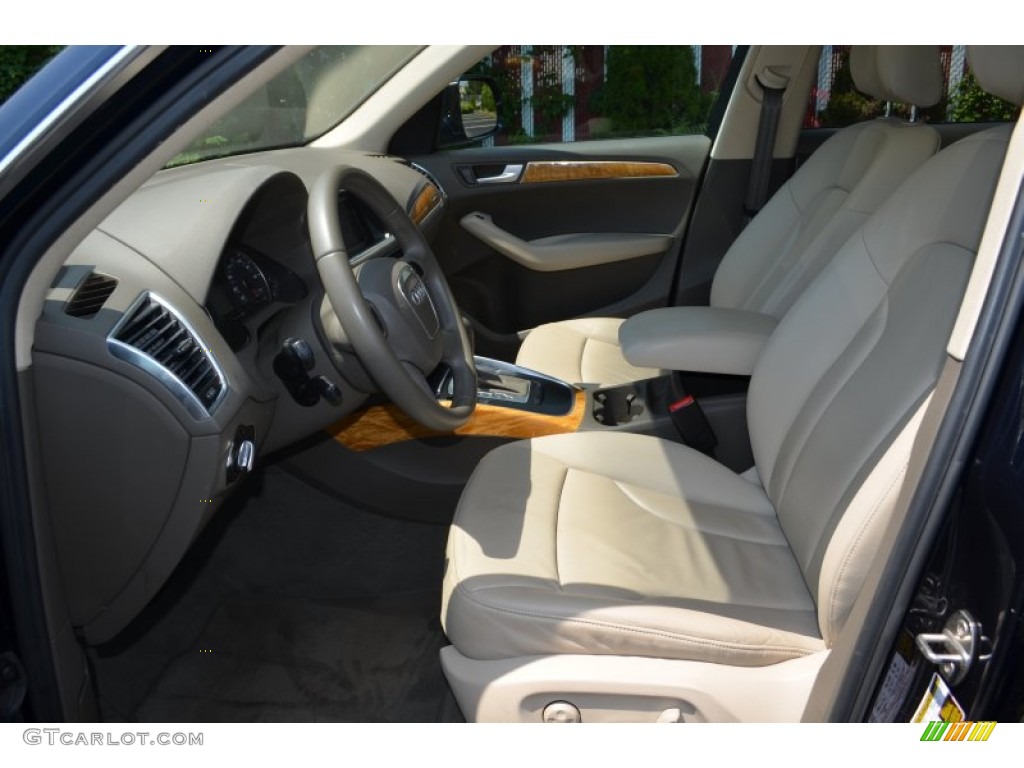 2009 Q5 3.2 Premium quattro - Deep Sea Blue Pearl Effect / Cardamom Beige photo #9