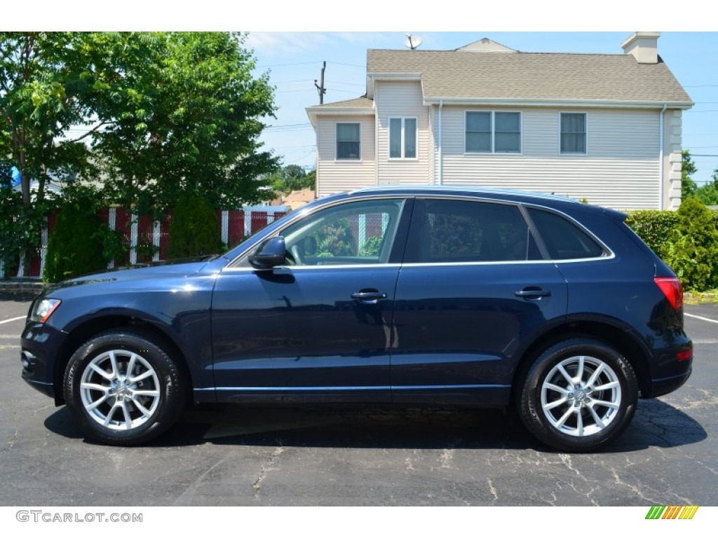 2009 Q5 3.2 Premium quattro - Deep Sea Blue Pearl Effect / Cardamom Beige photo #4