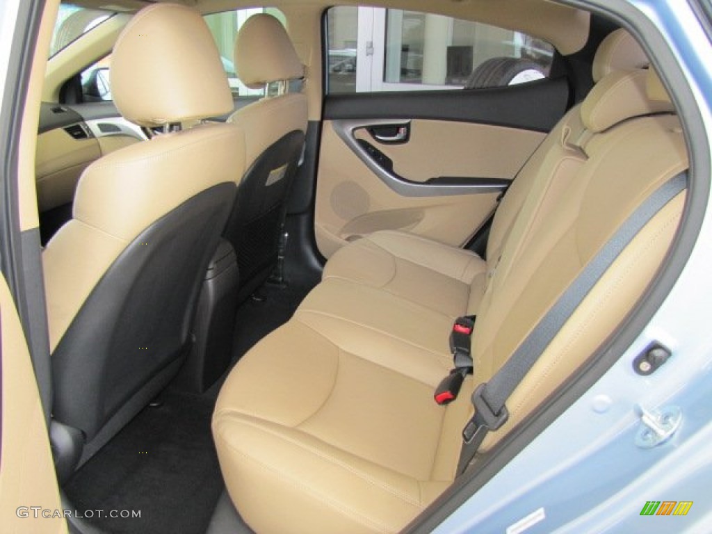2012 Hyundai Elantra Limited Rear Seat Photo #67468699