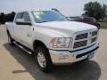 2012 Bright White Dodge Ram 2500 HD Laramie Crew Cab 4x4  photo #3