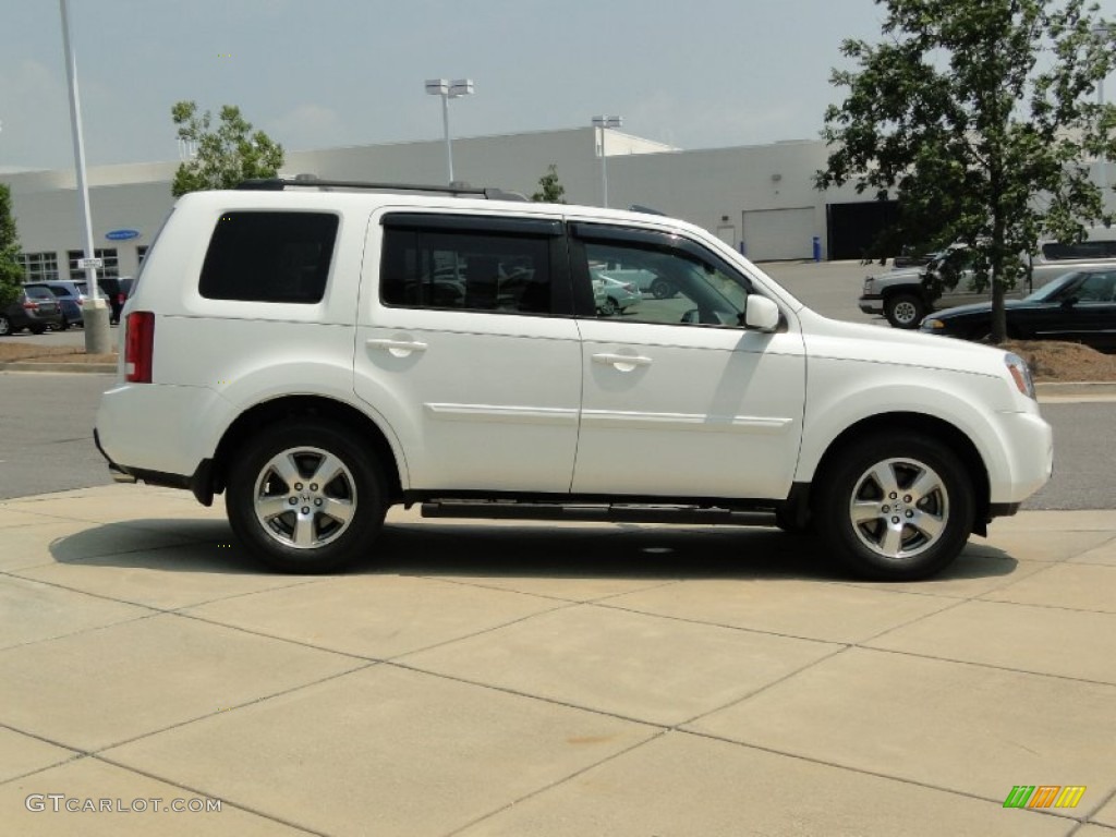 2011 Pilot EX-L - Taffeta White / Gray photo #4