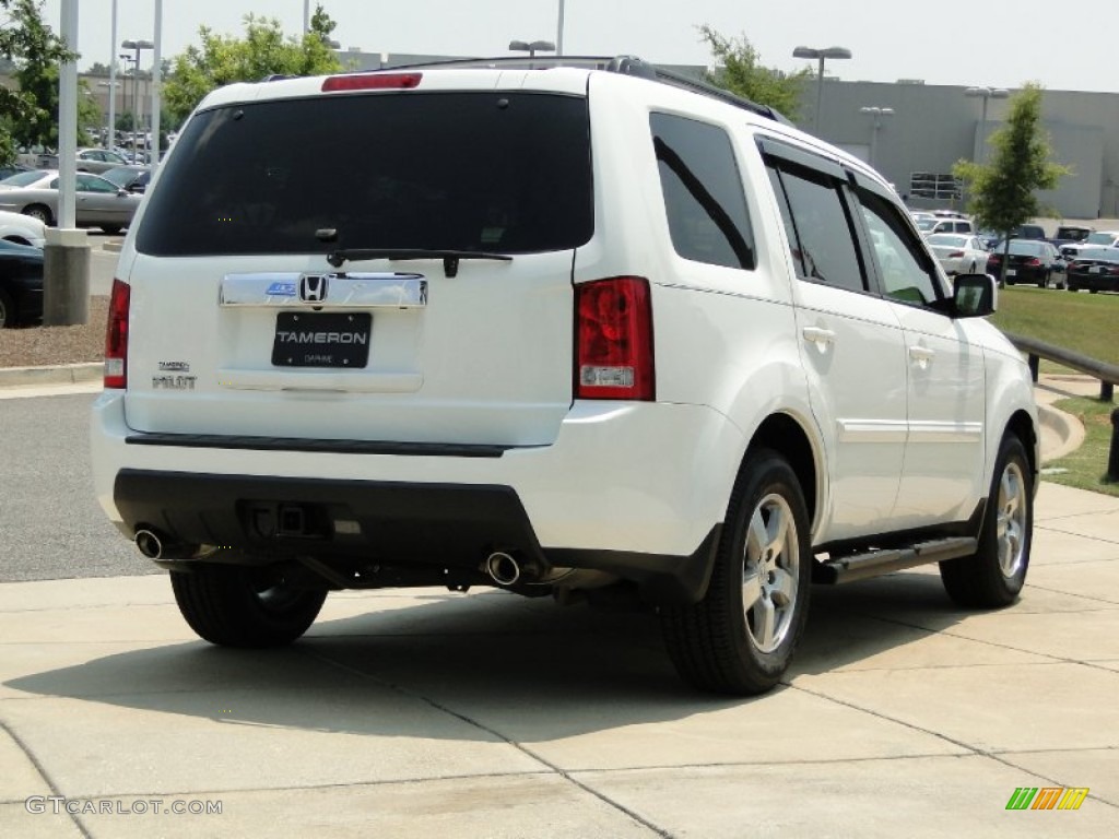 2011 Pilot EX-L - Taffeta White / Gray photo #5