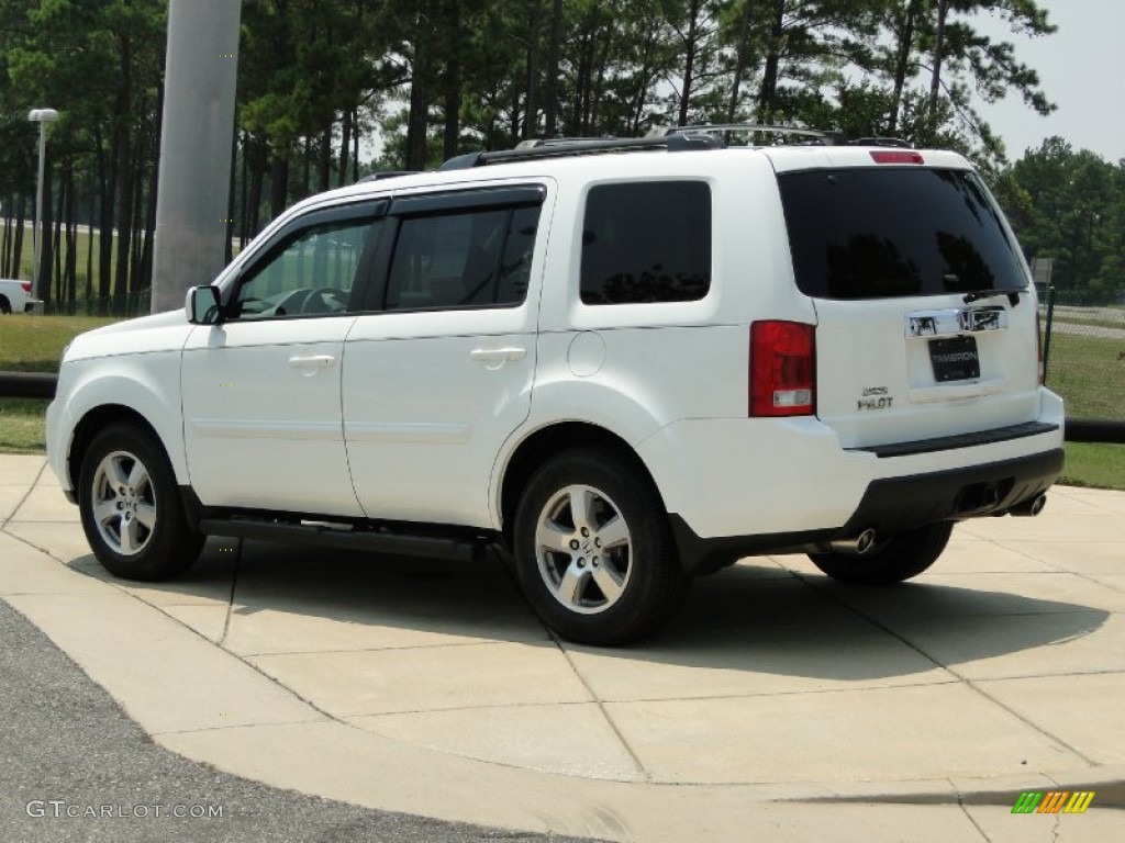 2011 Pilot EX-L - Taffeta White / Gray photo #6