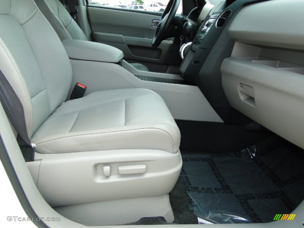2011 Pilot EX-L - Taffeta White / Gray photo #26