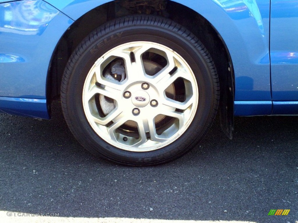 2010 Focus SE Coupe - Blue Flame Metallic / Charcoal Black photo #11