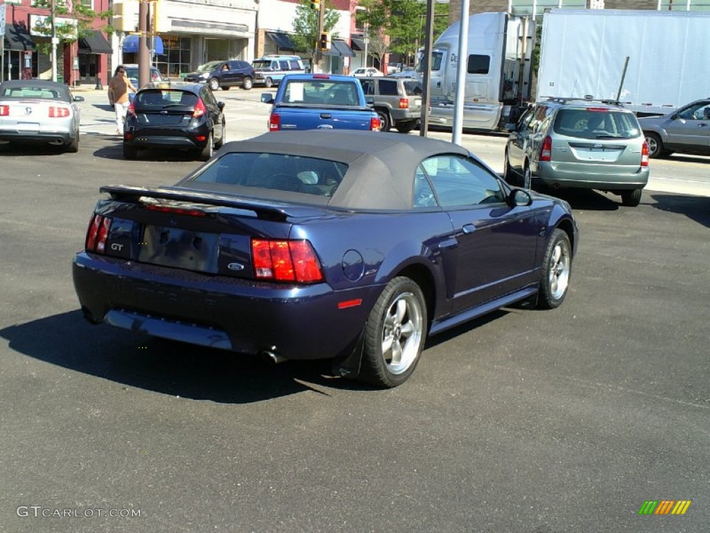 2003 Mustang GT Convertible - True Blue Metallic / Dark Charcoal photo #8