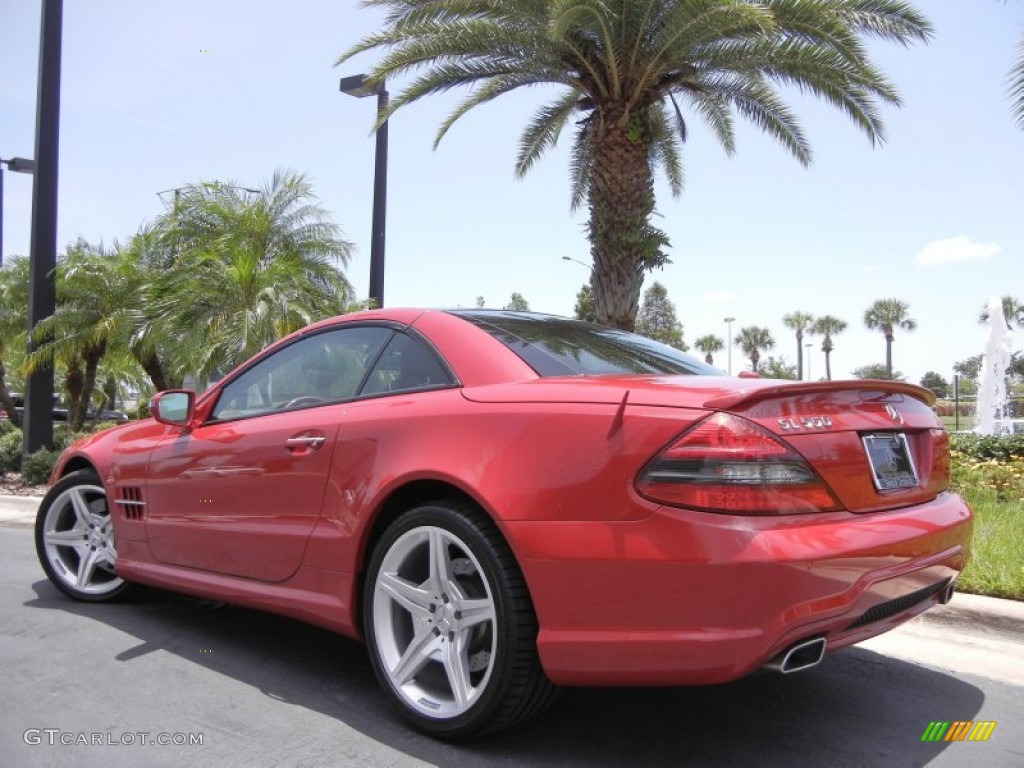 Mars Red 2009 Mercedes-Benz SL 550 Roadster Exterior Photo #67471554