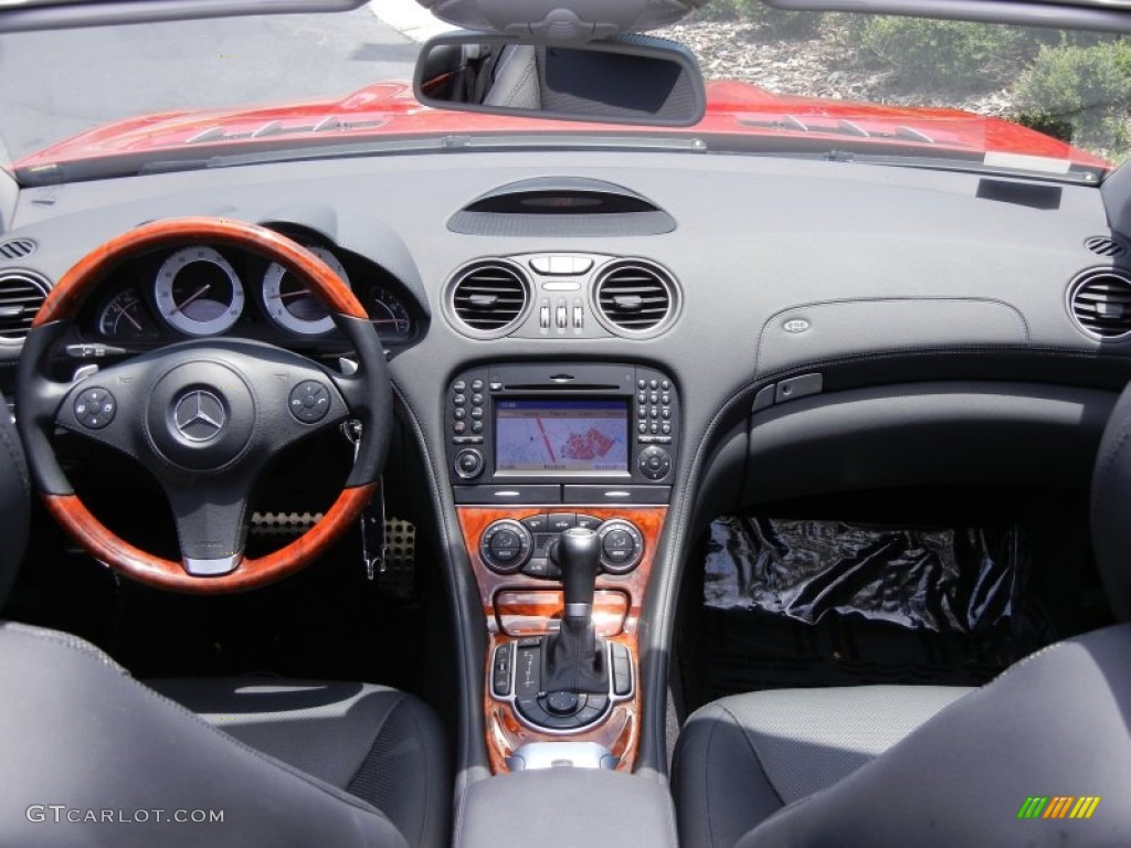 2009 Mercedes-Benz SL 550 Roadster Black Dashboard Photo #67471699