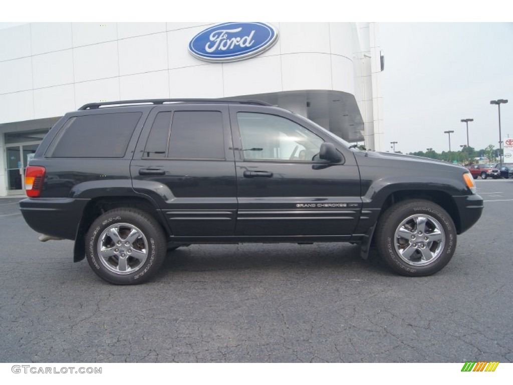 2003 Grand Cherokee Limited 4x4 - Brilliant Black / Sandstone photo #2