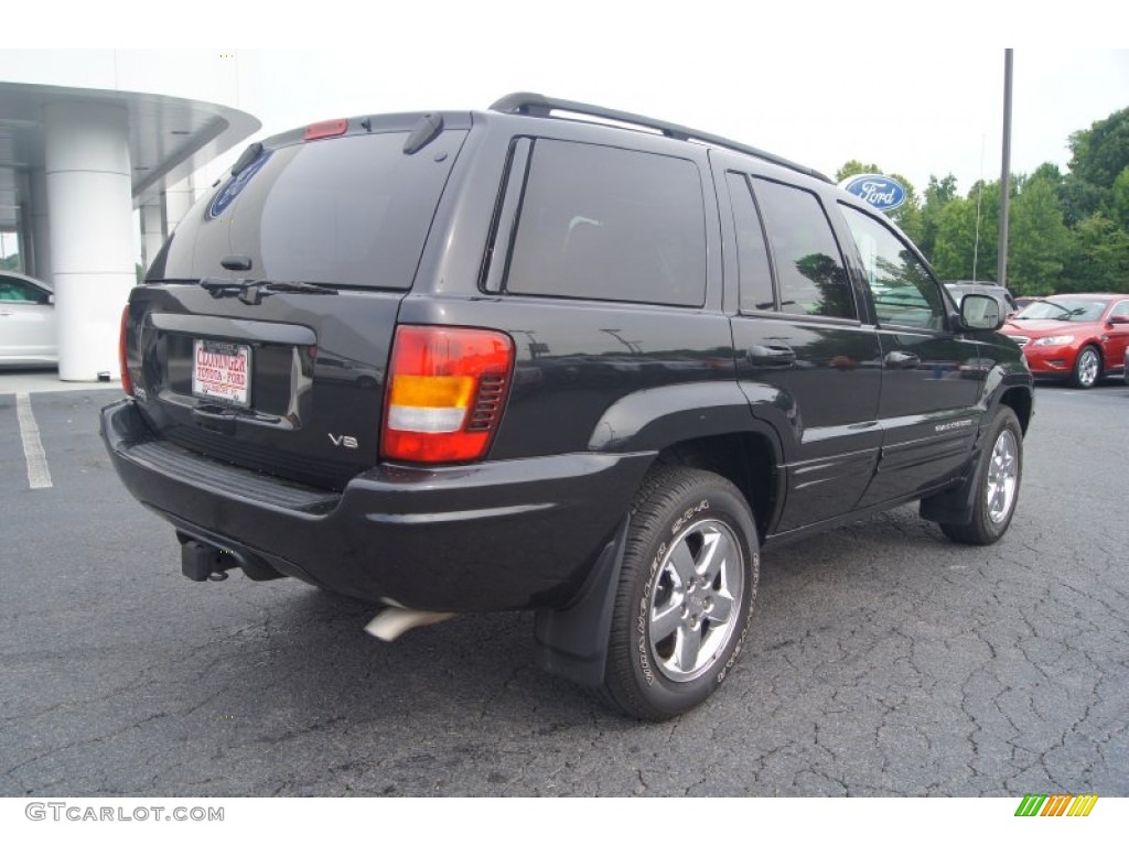 2003 Grand Cherokee Limited 4x4 - Brilliant Black / Sandstone photo #3