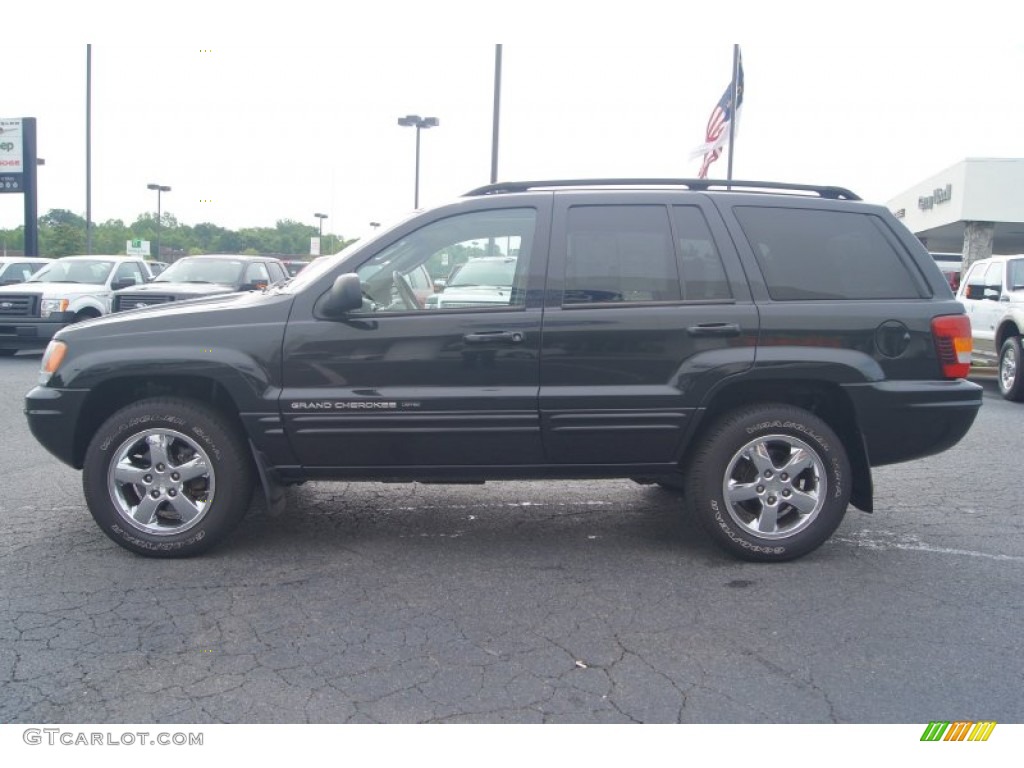 2003 Grand Cherokee Limited 4x4 - Brilliant Black / Sandstone photo #5
