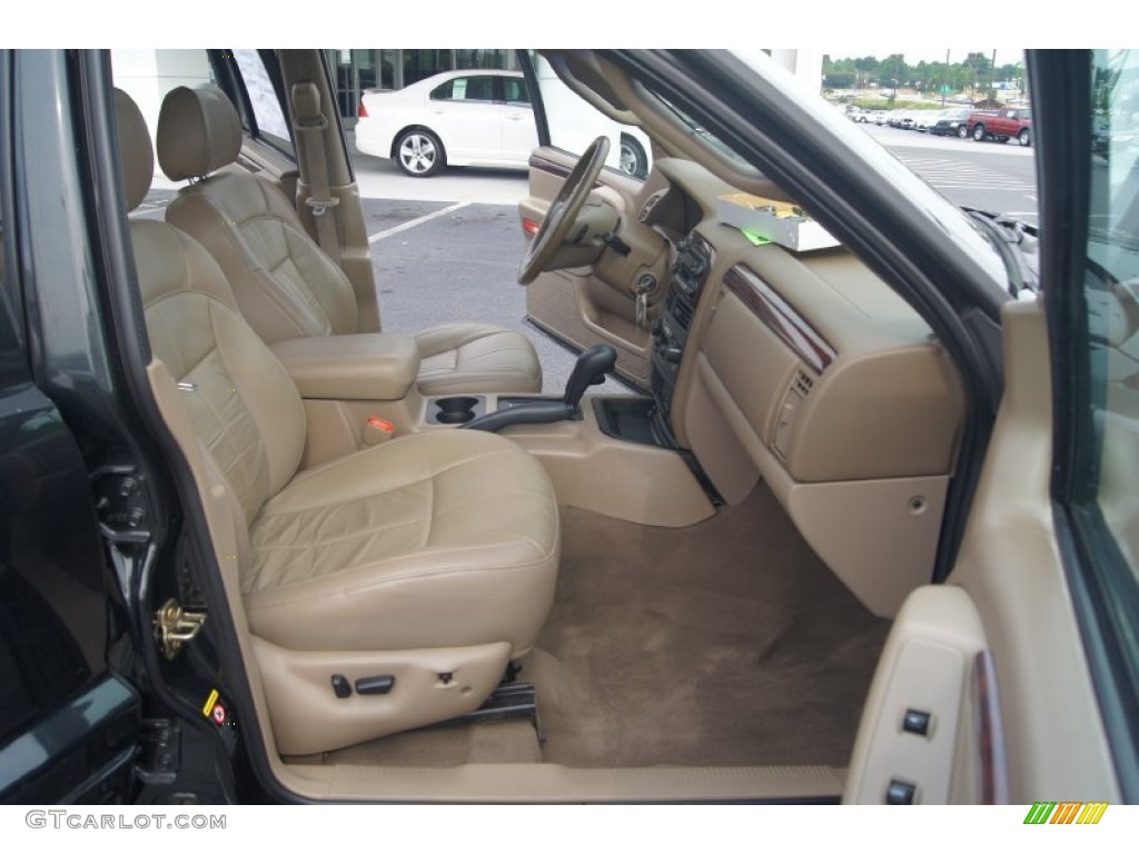 2003 Grand Cherokee Limited 4x4 - Brilliant Black / Sandstone photo #13