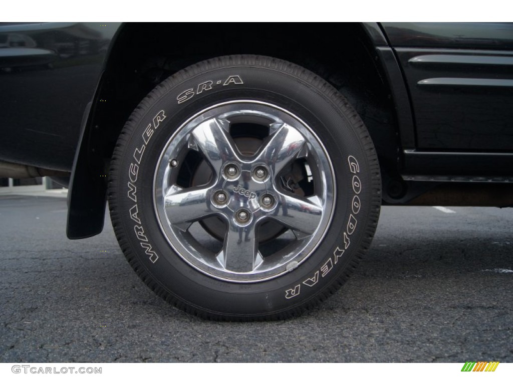 2003 Grand Cherokee Limited 4x4 - Brilliant Black / Sandstone photo #19