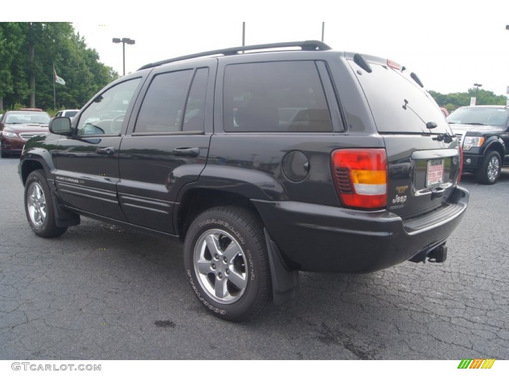2003 Grand Cherokee Limited 4x4 - Brilliant Black / Sandstone photo #47
