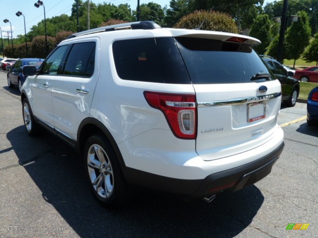 2011 Explorer Limited 4WD - White Platinum Tri-Coat / Charcoal Black photo #3