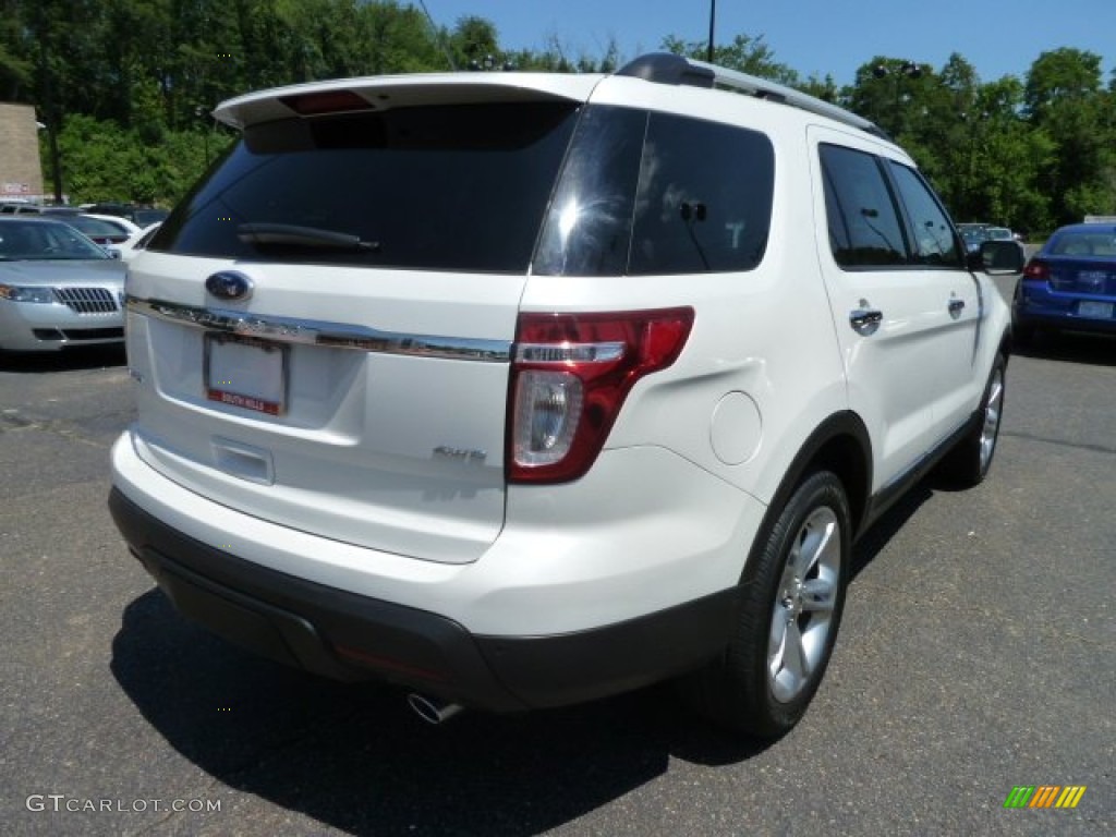 2011 Explorer Limited 4WD - White Platinum Tri-Coat / Charcoal Black photo #5