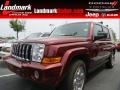 Red Rock Crystal Pearl 2008 Jeep Commander Limited