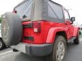 Flame Red - Wrangler Sahara 4x4 Photo No. 3