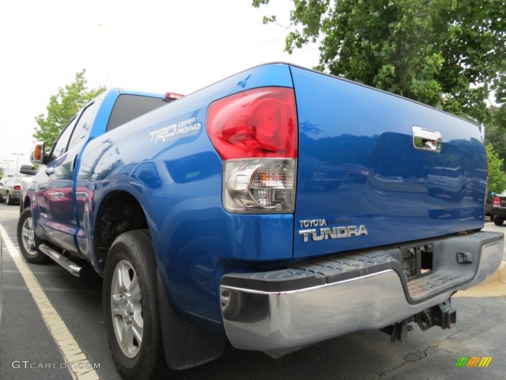2007 Tundra SR5 TRD Double Cab - Blue Streak Metallic / Graphite Gray photo #2