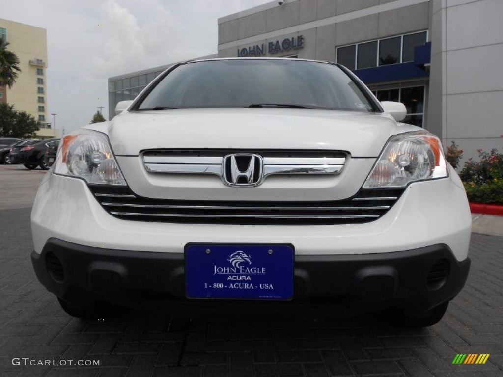 2008 CR-V EX-L - Taffeta White / Gray photo #3